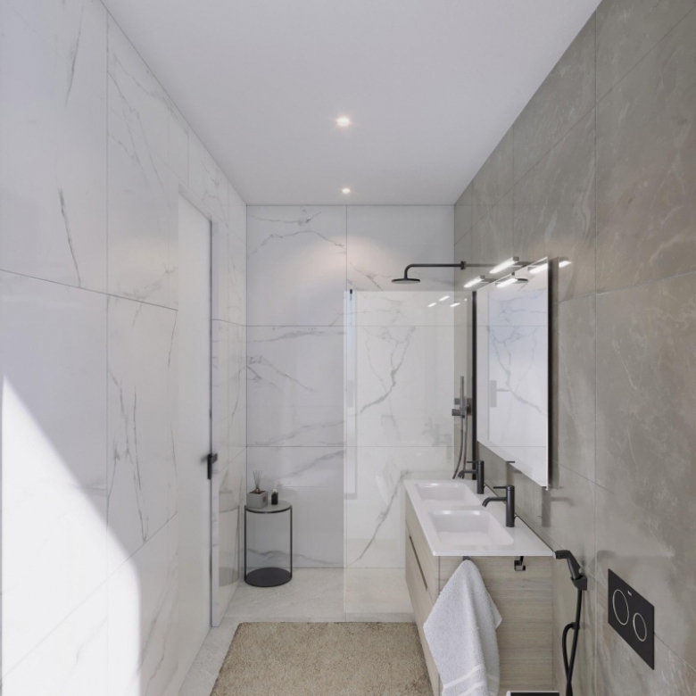 Adosado de nueva construcción con 3 dormitorios y amplio solarium en El Raso (Guardamar del Segura)