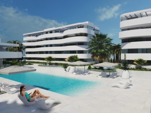 Adosado de nueva construcción con 3 dormitorios y amplio solarium en El Raso (Guardamar del Segura)