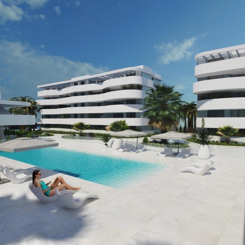 Adosado de nueva construcción con 3 dormitorios y amplio solarium en El Raso (Guardamar del Segura)