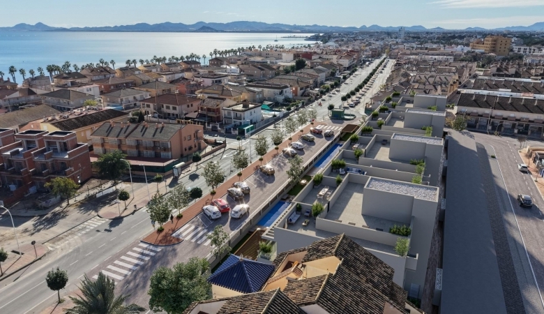 Apartamento de nueva construcción con 2 dormitorios a solo 250m de la playa en Los Alcázares(Murcia)