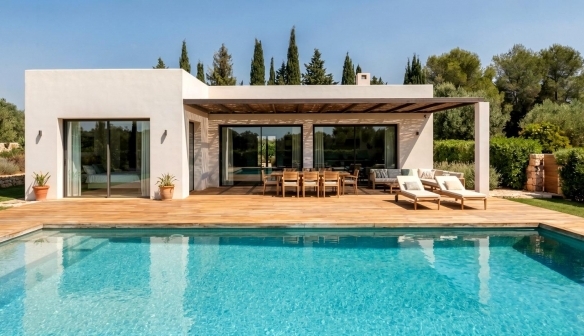 Villa de nueva construcción en una sola planta con 3 dormitorios y piscina privada en Pinoso(Alicante)