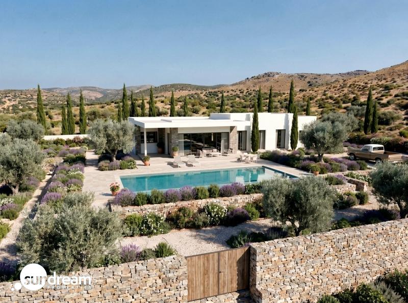 Villa de obra nueva con piscina y terreno en Pinoso