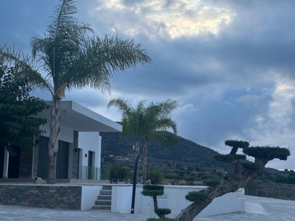Villa de obra nueva con piscina y terreno en Pinoso