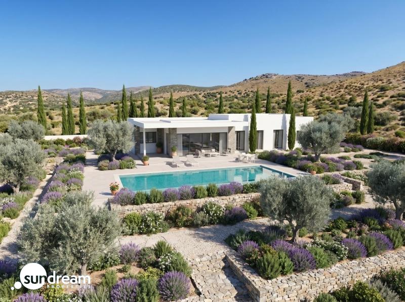 Villa de obra nueva con piscina y terreno en Pinoso