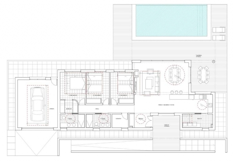 Villa de obra nueva con piscina y terreno en Pinoso