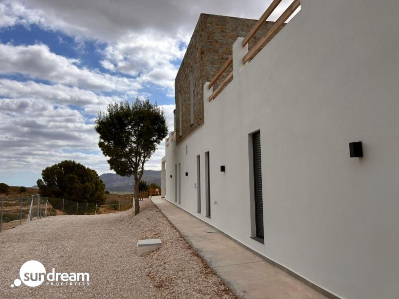 g_43502-46-25 Villa a medida de 4 dormitorios y piscina privada rodeada de naturaleza en Pinoso(Alicante)