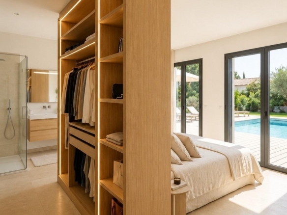 Villa en una sola planta a medida con 3 dormitorios y piscina privada en Pinoso(Alicante)