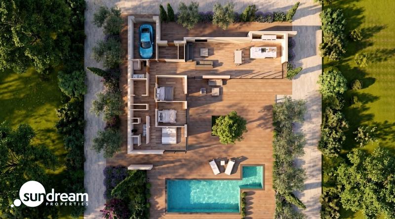 g_43503-47-17 Villa en una sola planta a medida con 3 dormitorios y piscina privada en Pinoso(Alicante)