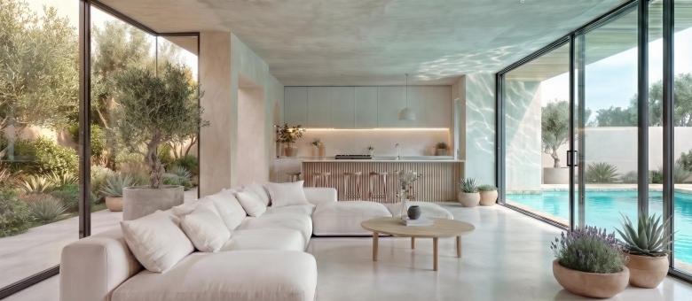 Villa en una sola planta a medida con 3 dormitorios y piscina privada en Pinoso(Alicante)