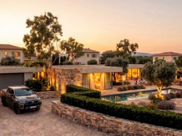 Villa en una sola planta a medida con 3 dormitorios y piscina privada en Pinoso(Alicante)