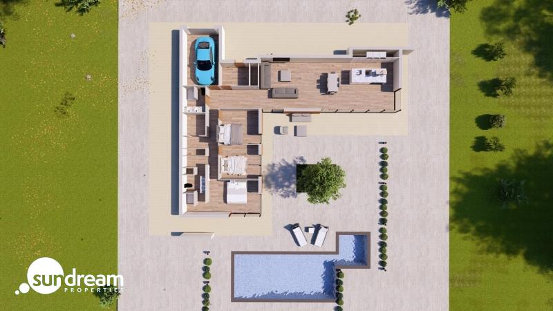 g_43503-47-24 Villa en una sola planta a medida con 3 dormitorios y piscina privada en Pinoso(Alicante)