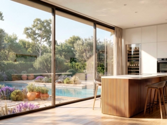 Villa en una sola planta a medida con 3 dormitorios y piscina privada en Pinoso(Alicante)