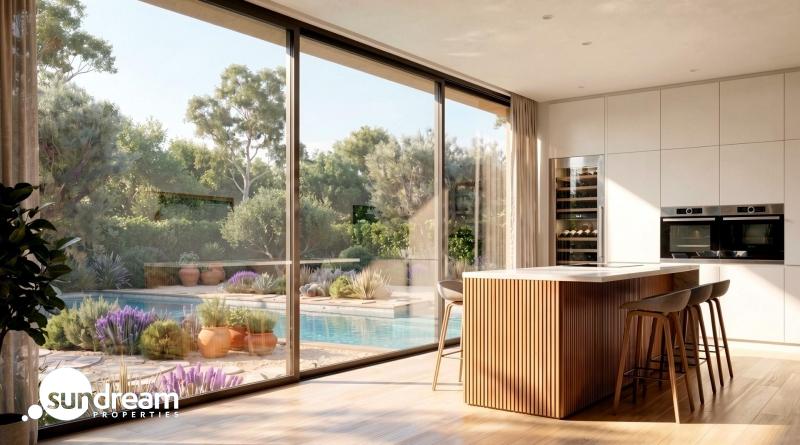 Villa en una sola planta a medida con 3 dormitorios y piscina privada en Pinoso(Alicante)