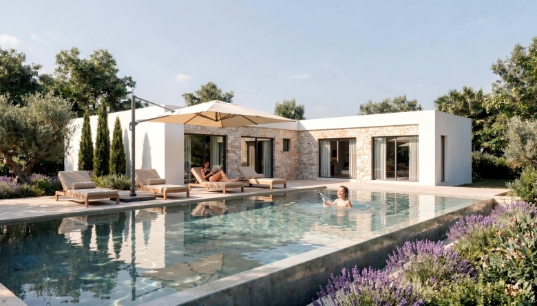 Villa a medida con 3 dormitorios y piscina privada rodeada de naturaleza en Pinoso(Alicante)