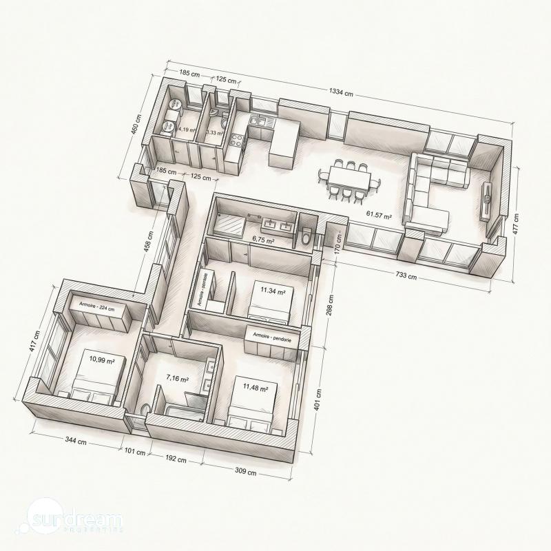 Villa a medida con 3 dormitorios y piscina privada rodeada de naturaleza en Pinoso(Alicante)