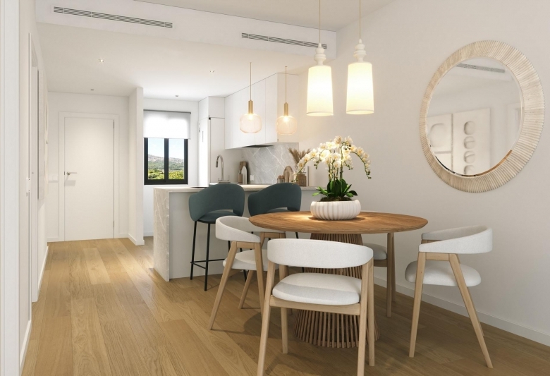 Apartamento de nueva construcción con 3 dormitorios y vistas abiertas en Alfaz del Pi(Alicante)
