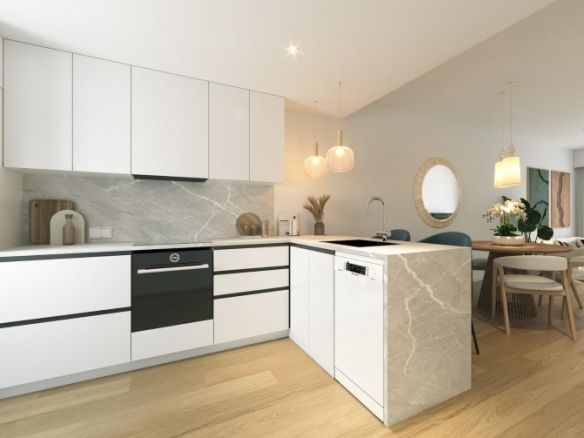 Apartamento de nueva construcción con 3 dormitorios y vistas abiertas en Alfaz del Pi(Alicante)
