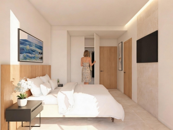 Bungalow de planta alta con 2 dormitorios y solarium privado a la venta en Condado de Alhama Golf Resort, Murcia