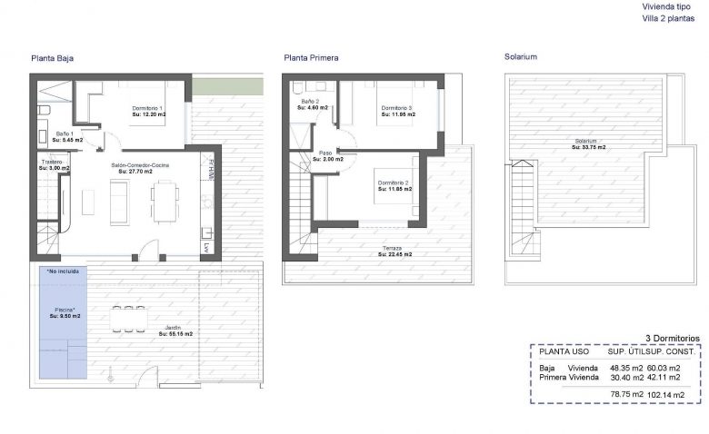 Villa de nueva construcción con 3 dormitorios en Condado de Alhama Golf Resort, Murcia