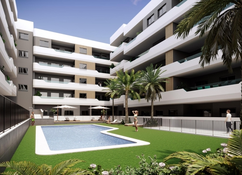 Piso en venta obra nueva con garaje en Santa Pola