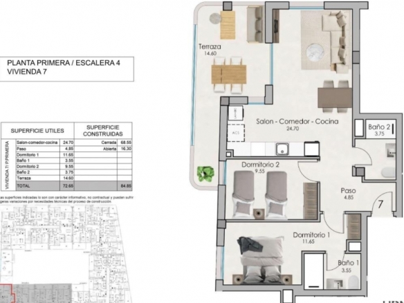 Piso en venta obra nueva con garaje en Santa Pola