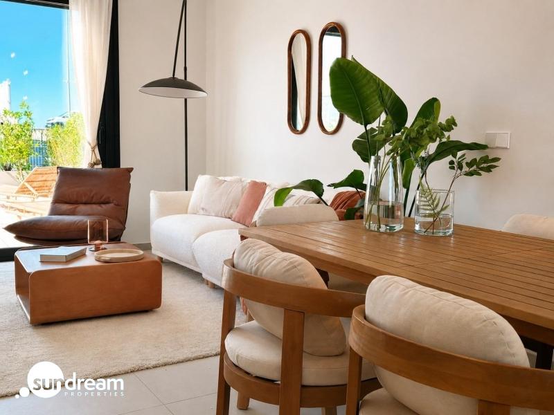 g_43590-20-11 Adosado moderno de 2 dormitorios listo para entrar a vivir a la venta en Altaona Gof Resort(Murcia)
