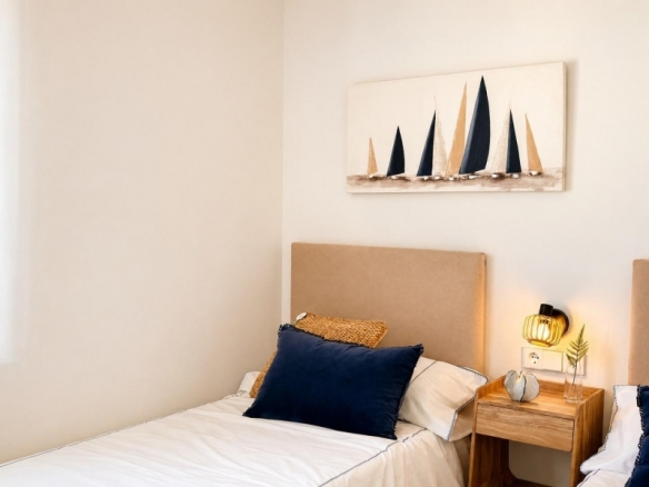 Adosado moderno de 2 dormitorios listo para entrar a vivir a la venta en Altaona Gof Resort(Murcia)
