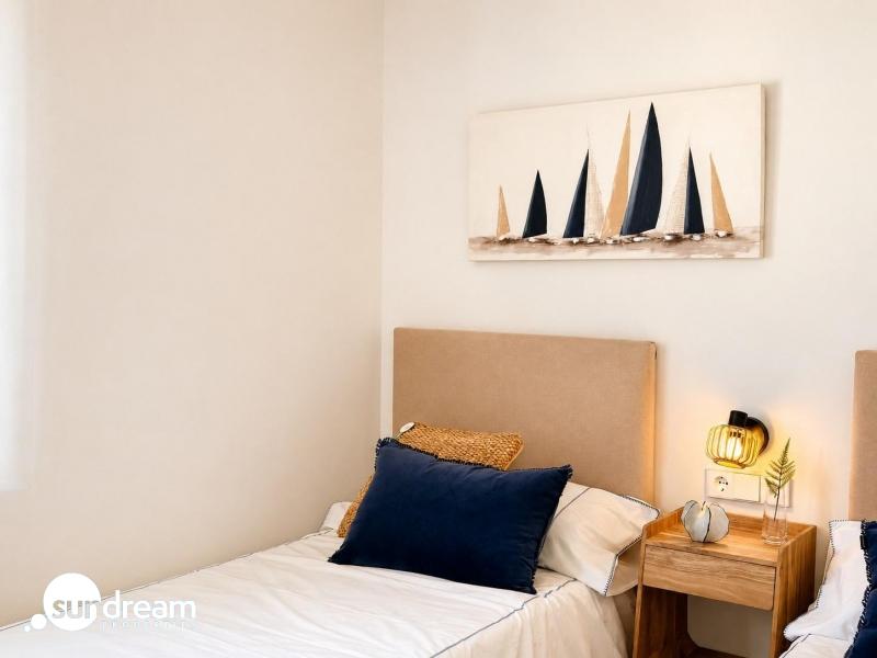 Adosado moderno de 2 dormitorios listo para entrar a vivir a la venta en Altaona Gof Resort(Murcia)