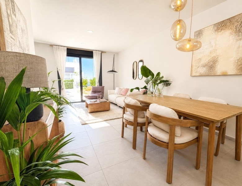 Adosado de 3 dormitorios con gran terraza listo para entrar a vivir a la venta en Altaona Golf Resort, Murcia