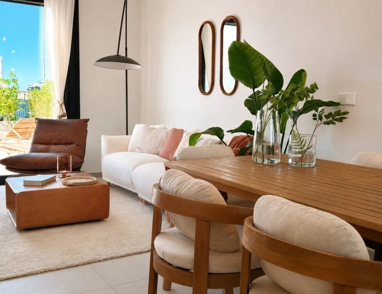 Villa adosada con 3 dormitorios lista para entrar a vivir en Altaona Golf Resort, Murcia