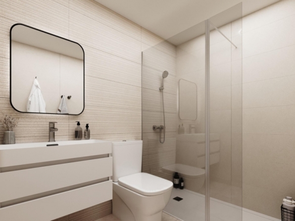 Bungalow de planta alta con 3 dormitorios y gran solarium a la venta en La Manga Club