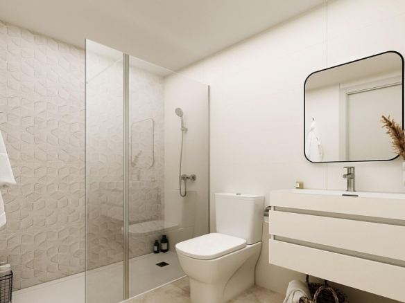 Bungalow de planta alta con 3 dormitorios y gran solarium a la venta en La Manga Club