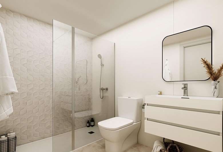 Bungalow de planta alta con 3 dormitorios y gran solarium a la venta en La Manga Club