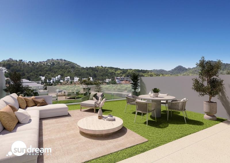g_43596-18-7 Bungalow de planta alta con 3 dormitorios y gran solarium a la venta en La Manga Club