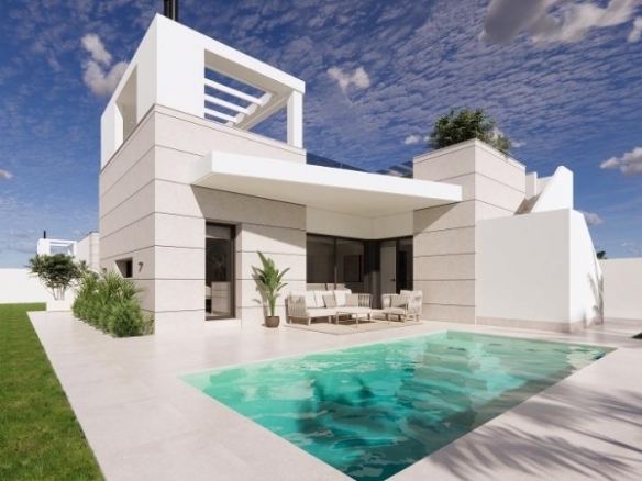 Villa de nueva construcción con 3 dormitorios y piscina privada en San Luis, Torrevieja
