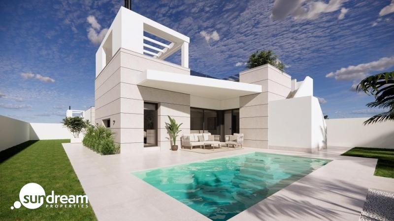 g_43597-17-1 Villa de nueva construcción con 3 dormitorios y piscina privada en San Luis, Torrevieja