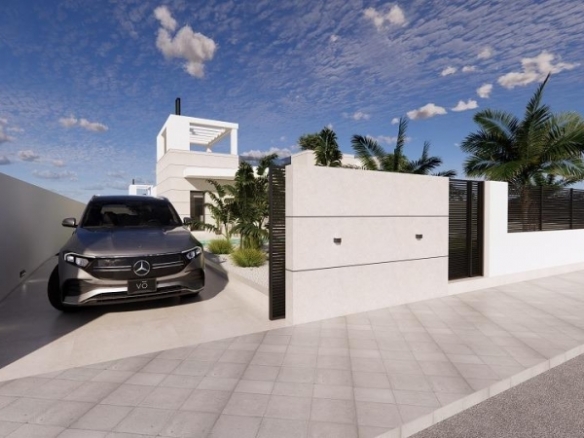 Villa de nueva construcción con 3 dormitorios y piscina privada en San Luis, Torrevieja