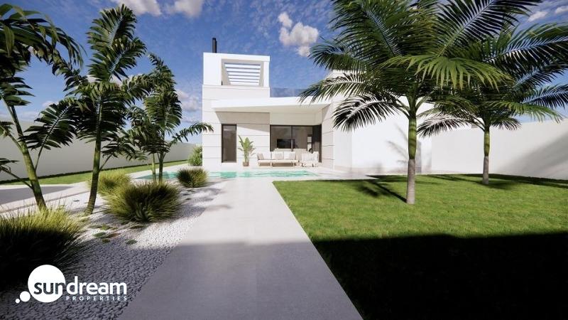 g_43597-17-17 Villa de nueva construcción con 3 dormitorios y piscina privada en San Luis, Torrevieja