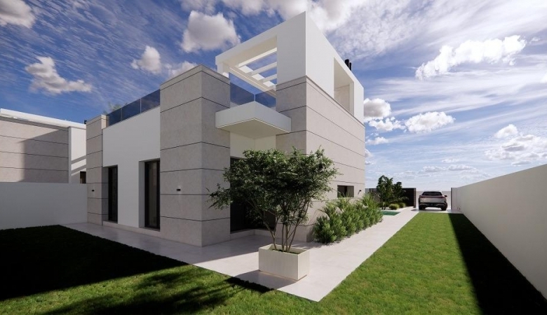 Villa de nueva construcción con 3 dormitorios y piscina privada en San Luis, Torrevieja
