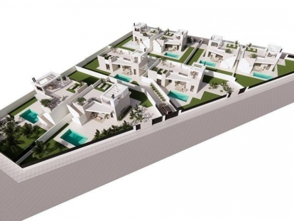 Villa de nueva construcción con 3 dormitorios y piscina privada en San Luis, Torrevieja