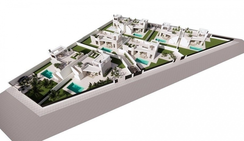 Villa de nueva construcción con 3 dormitorios y piscina privada en San Luis, Torrevieja