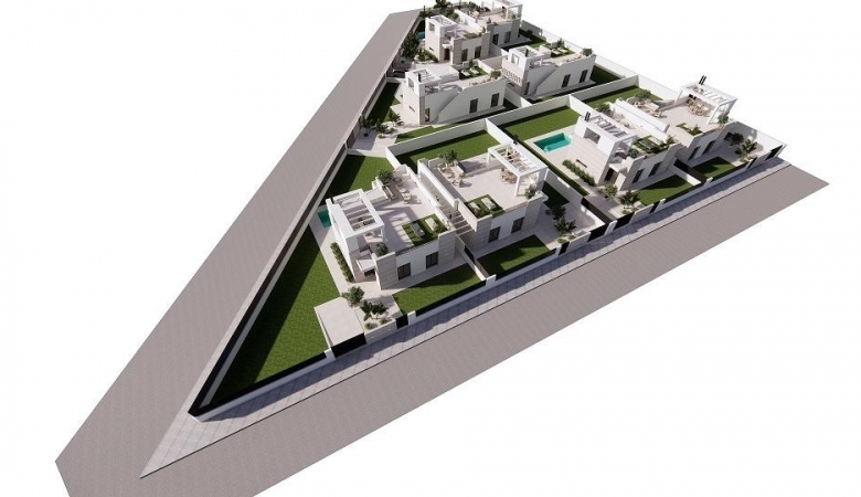 Villa de nueva construcción con 3 dormitorios y piscina privada en San Luis, Torrevieja