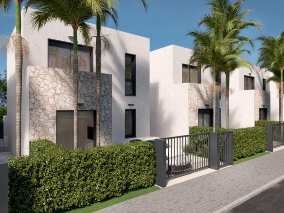 Villa de 3 dormitorios con piscina privada en Santa Rosalia Lake and Life Resort, Murcia