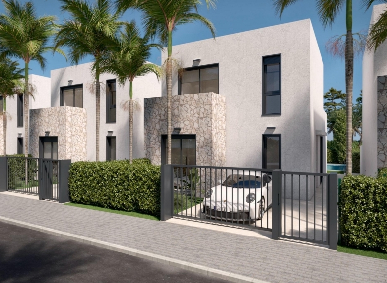 Villa de 3 dormitorios con piscina privada en Santa Rosalia Lake and Life Resort, Murcia