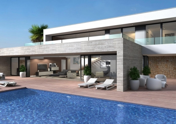 Villa de lujo de 3 dormitorios con piscina privada y vistas panorámicas al mar y  a la venta en Cumbre del Sol- Benitachell