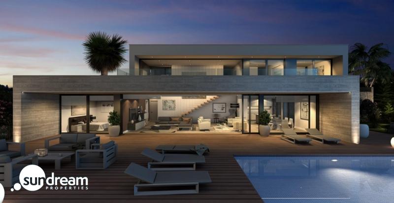 g_43599-21-10 Villa de lujo de 3 dormitorios con piscina privada y vistas panorámicas al mar y a la venta en Cumbre del Sol- Benitachell