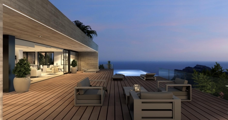 Villa de lujo de 3 dormitorios con piscina privada y vistas panorámicas al mar y  a la venta en Cumbre del Sol- Benitachell