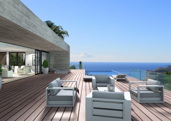 Villa de lujo de 3 dormitorios con piscina privada y vistas panorámicas al mar y  a la venta en Cumbre del Sol- Benitachell
