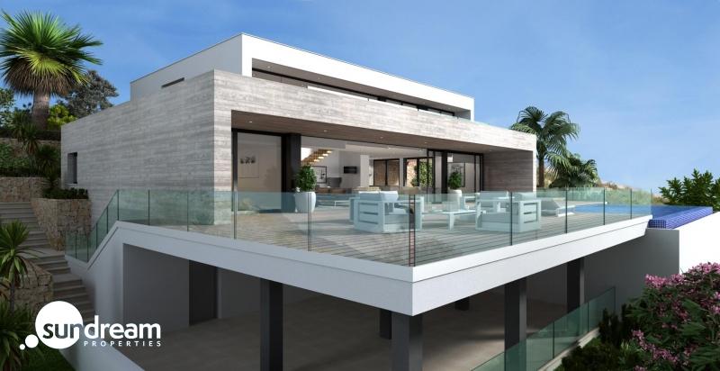 g_43599-21-3 Villa de lujo de 3 dormitorios con piscina privada y vistas panorámicas al mar y a la venta en Cumbre del Sol- Benitachell