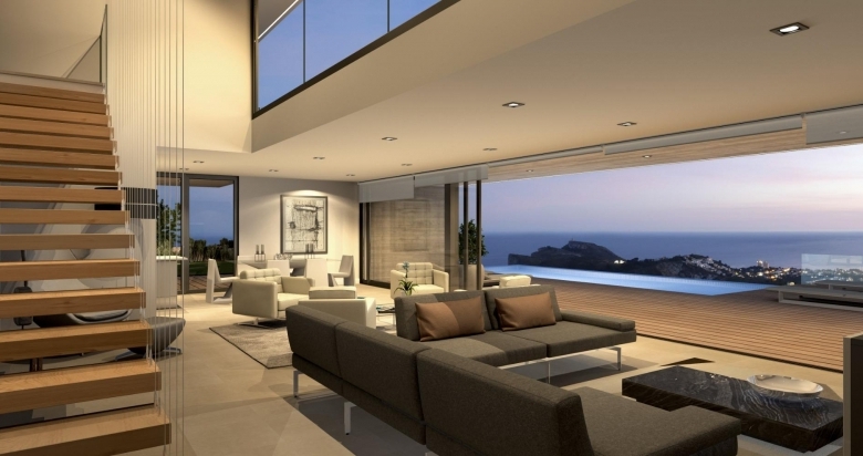 Villa de lujo de 3 dormitorios con piscina privada y vistas panorámicas al mar y  a la venta en Cumbre del Sol- Benitachell